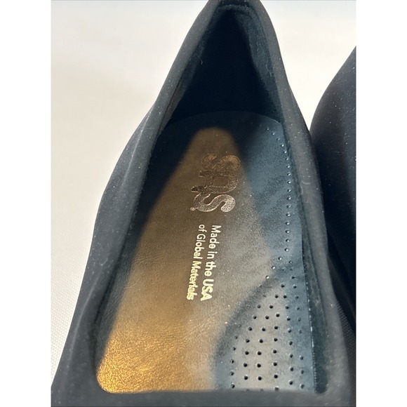 SAS Bliss Women's Sz 11M Tripad Comfort Shoes Black Stretch Fabric Orthotic USA - Picture 9 of 13